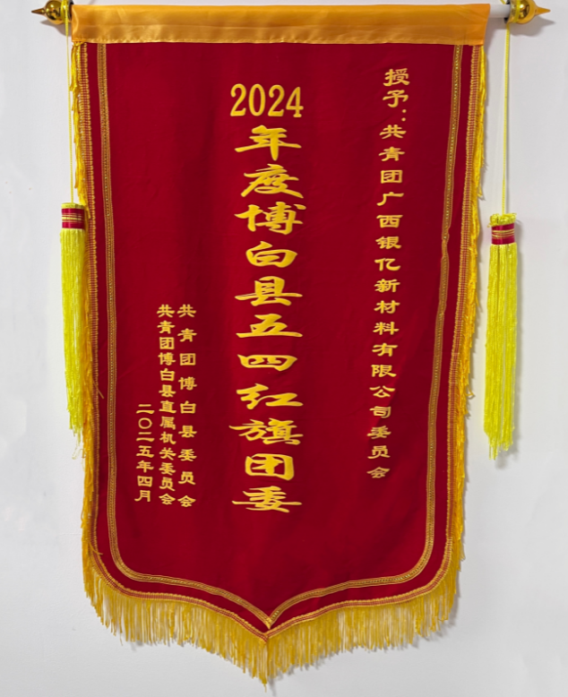 喜訊！廣西銀億公司團委榮獲2024年度“博白縣五四紅旗團委”稱號！